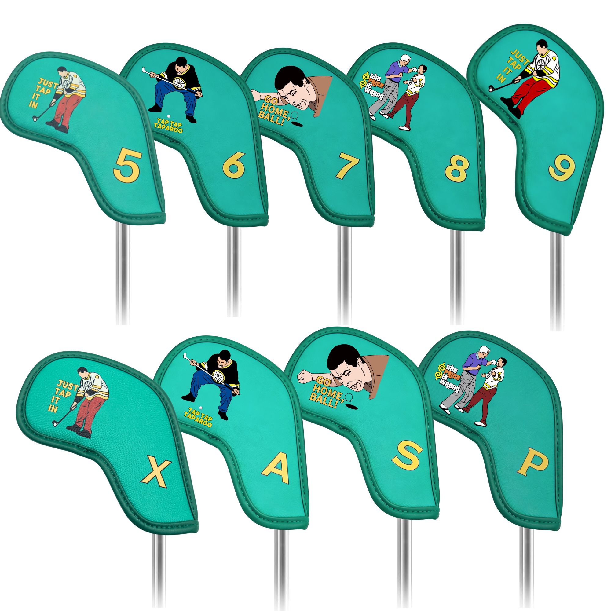 Golf Equipment Deals - 9 قطع من أغطية رؤوس مضارب