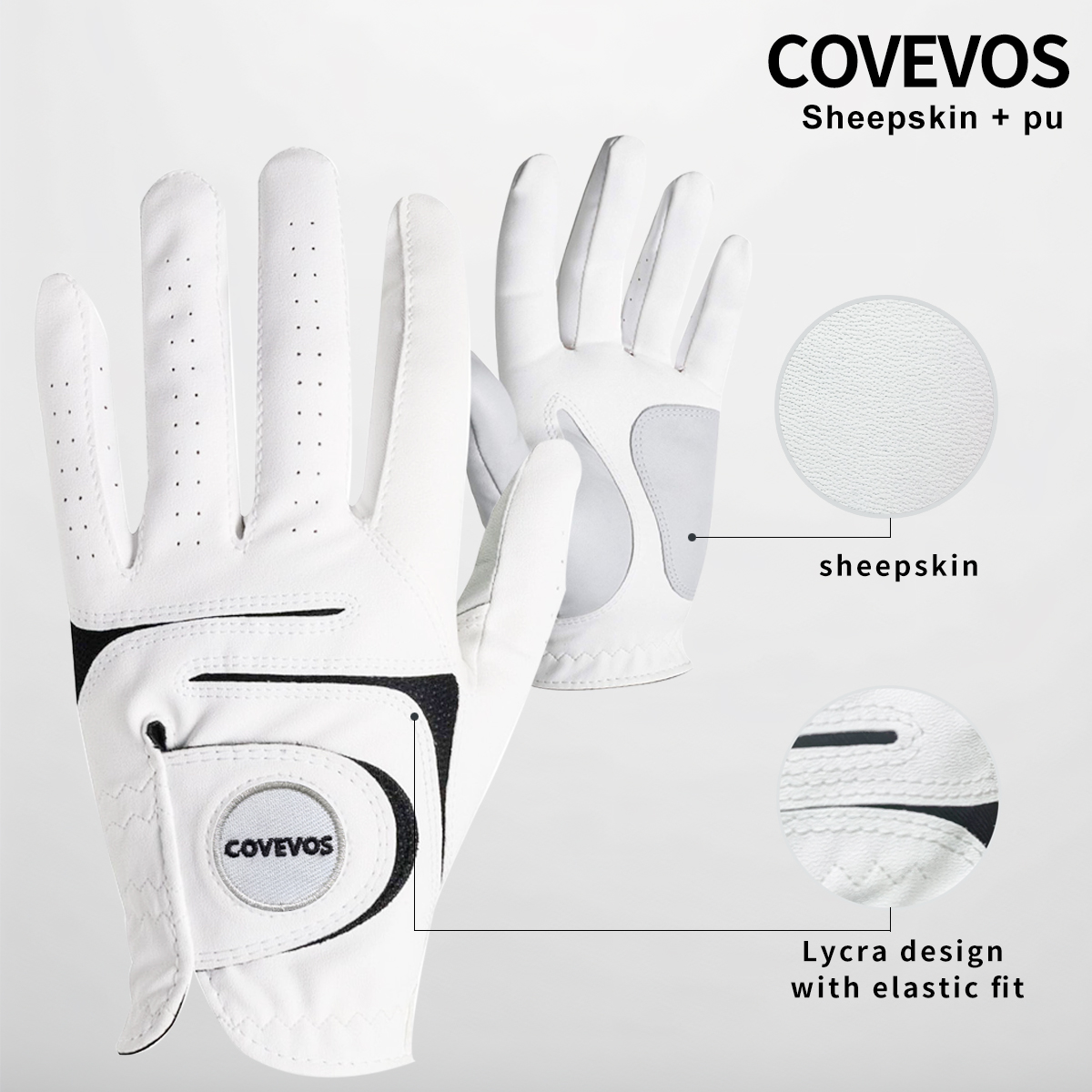 قطعة واحدة من قفازات الجولف ال - مراجعة Golf Glove Cadet وسعره