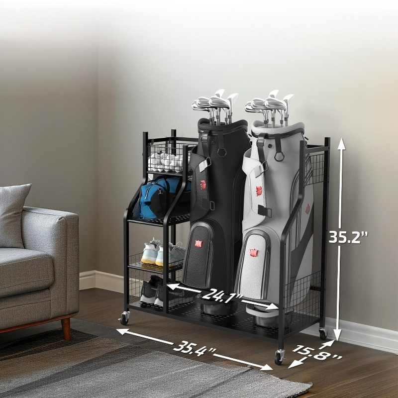 رف تخزين حقائب الجولف، حامل عر - مراجعة Golf Equipment Manufacturers وسعره
