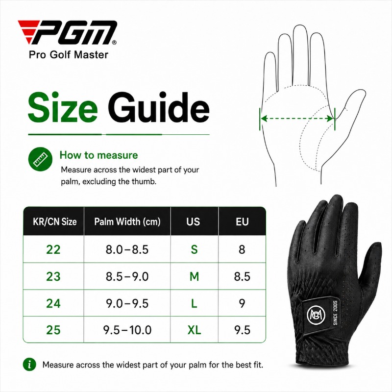 قفاز جولف للرجال من PGM مصنوع  - مراجعة Golf Glove Cadet وسعره